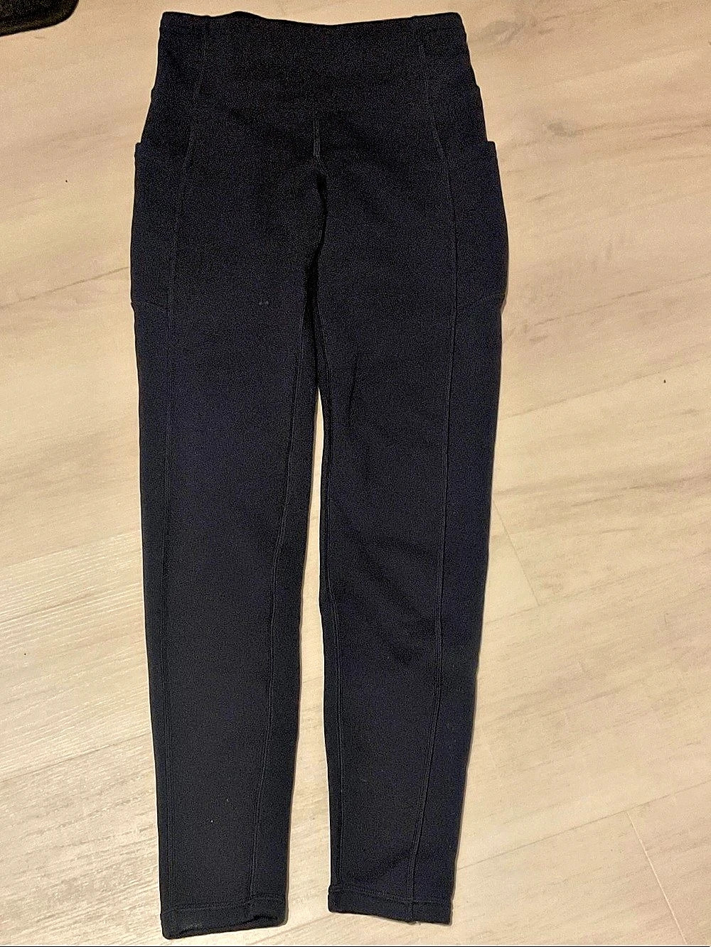 Athleta Altitude Stash Tight in Polartec Power Stretch Black Leggings